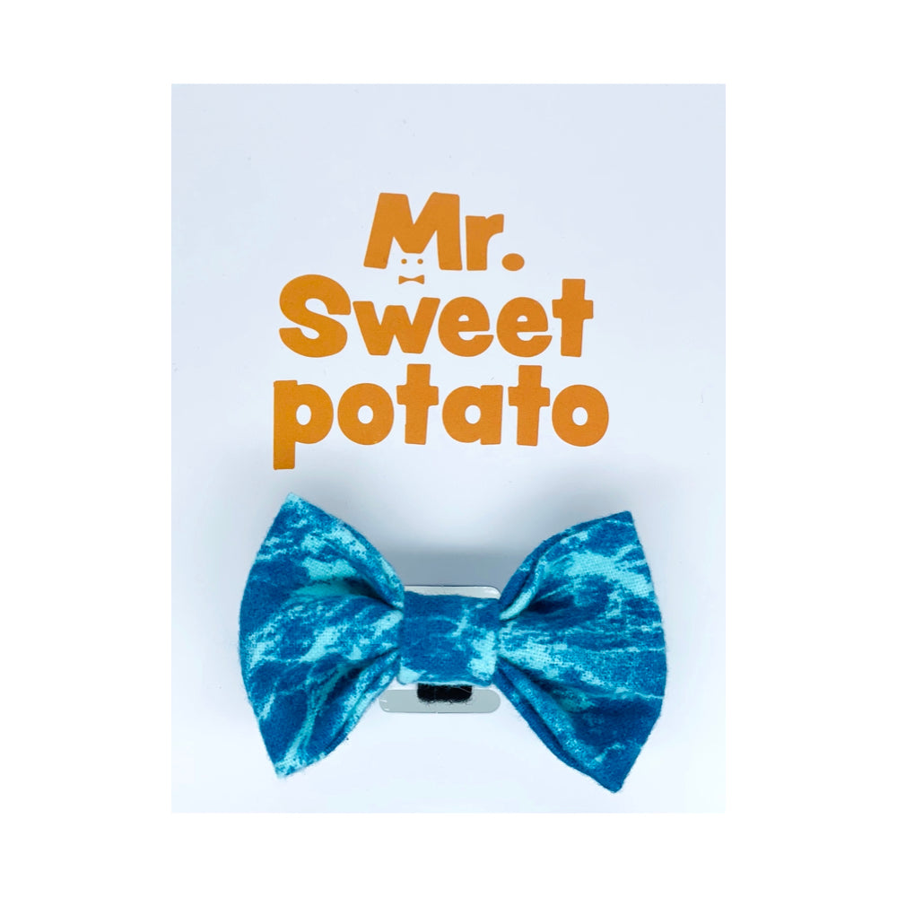 Groovy Blue Bow Tie